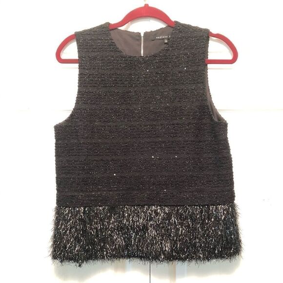 Endless Rose Black Textured Top - Picture 2 of 6